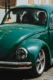 carro clásico verde